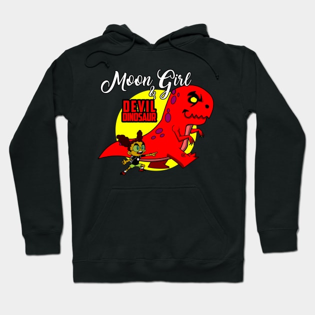 Moon Girl and Devil Dino! Hoodie by IamNinjaD